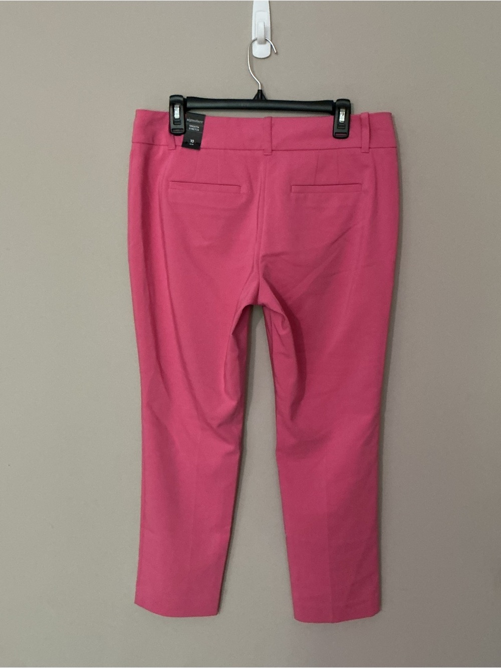 White House Black Market Pink Cropped Tailored Slim Ankle Pants - Picture 2 of 5
